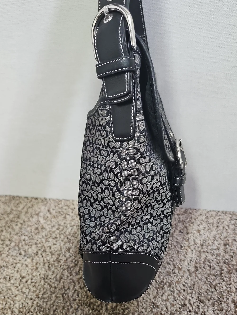COACH 6376 SOHO SIGNATURE JACQUARD FLAP BAG BFPM-08-037